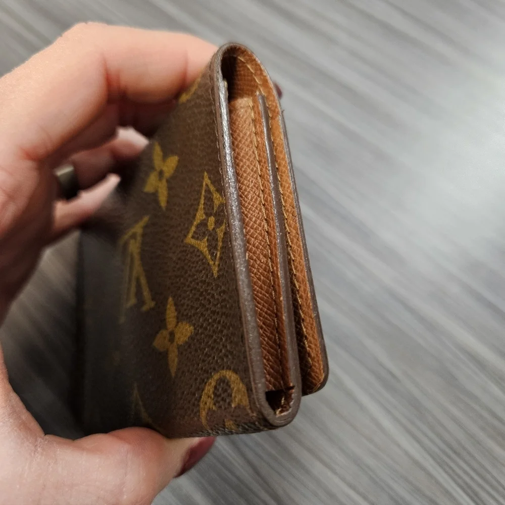 Louis Vuitton Brown Monogram Canvas Compact Wallet